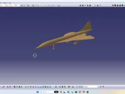 concorde 3D model purchase