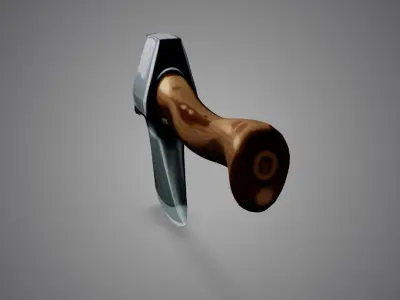 Handcrafted Axe 3D Model 3D model