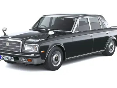 Toyota Century 1990 3D model