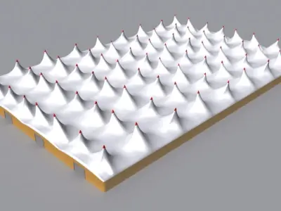 REFUGEE MARQUEE 3D model