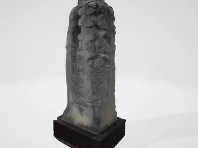 monument10 stone statue 3D model