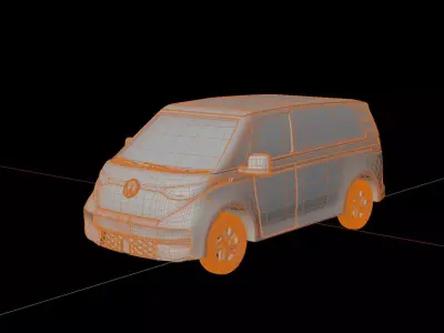 Volkswagen ID Buzz GTX Passenger Van 3D model