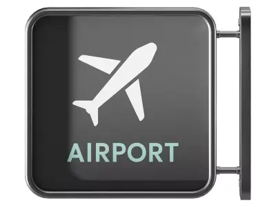 Airport Navigation Set 02 3D model