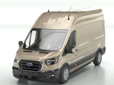 Transit Van L3H3 2021 3D print model
