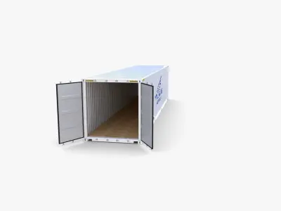 40ft Shipping Container NYK Logistics v2 3D model