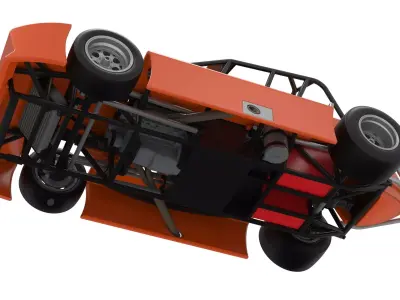 Experimental Pavement Silver Crown Car Scale 1 to 25 3D print model