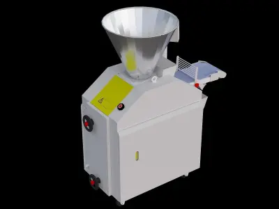 Volumetric dough divider 3D model