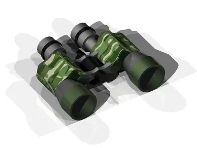 binoculars 3D model purchase