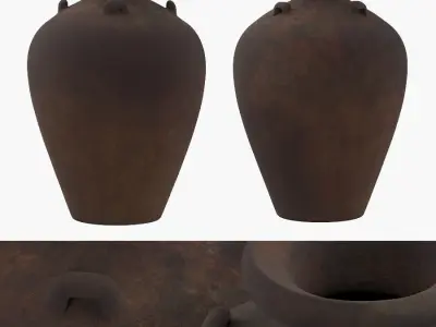 Antique Water Vessels  01 3D model