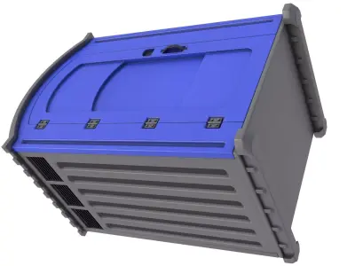 Portable Toilet 3D model buy