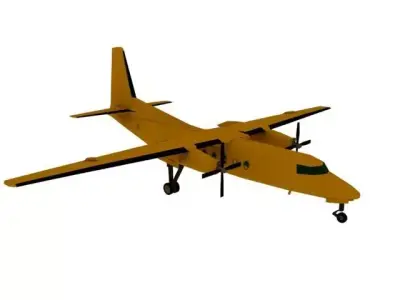 AIRCRAFT foker27 3D model