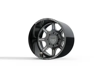 REAR SPECIALITY FORGED D10 WHEEL 3D MODEL 3D model