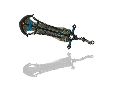 Graves Keeper Greatsword Low-poly 3D model