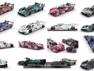 2025 WEC Hyper car class pack
