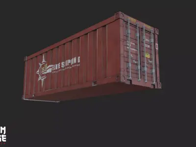 Shipping Cargo Container 3D model purchase