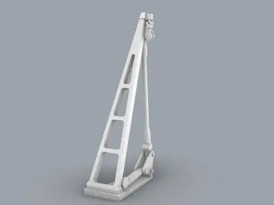 PM Boat Davit 3D print model