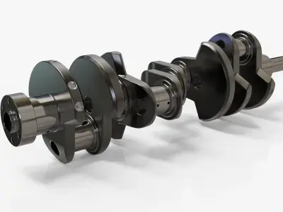 crankshaft 3D model by MS-Studio-3D from CGTrader