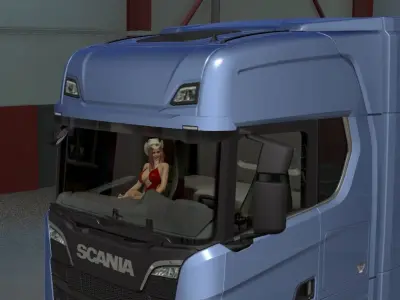Nora co DRIVER LITTLE COWGIRL COMPANION 3D model HD texture 3D model