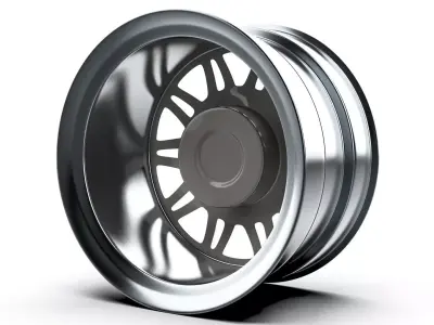 E-4SX Rims 22 Style Custom 3D model