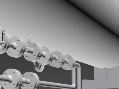 Steam Collector Machine Inventor Model 3D model