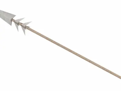 Harpoon Low-poly 3D model
