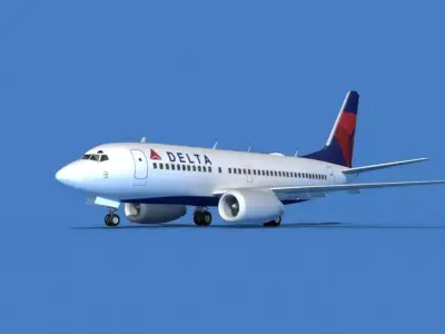 Boeing 737 MAX 7 Delta 3D model