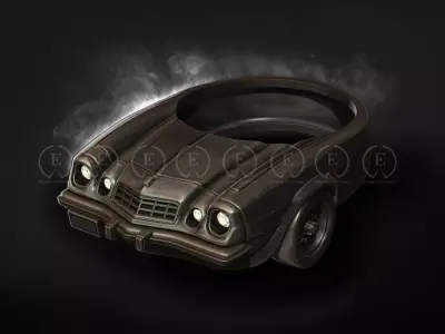  car ring  3D print model