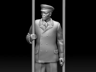 staff railway 3D print model purchase