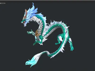 Myth dragon 3D model