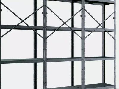 BROR Shelving unit 1 3D model