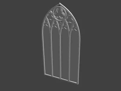 Gothic Window 3D model purchase