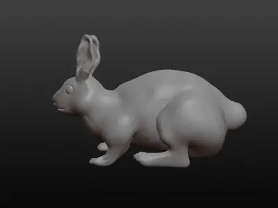 rabbit pig 3D model