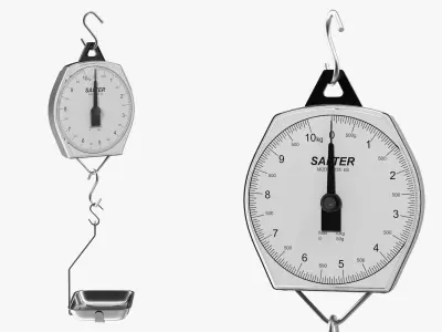 Brecknell 235 6S Mechanical Hanging Scales 3D model