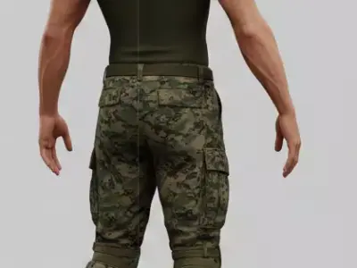Modern Military Soldier - Tactical Special Forces 3D model
