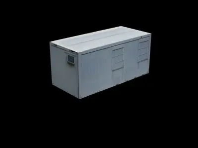 container storage Low-poly 3D model