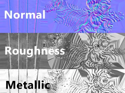 Devil Sword Lowpoly 3D Model Texturing  Low-poly 3D model