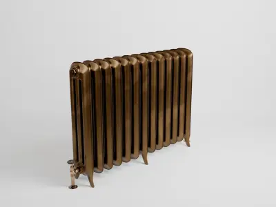 Cast iron radiator 3D model purchase