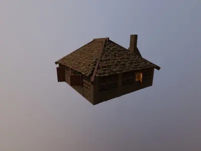 MEDIEVAL HOUSE 4 - LEVEL 1 by RogueFilmProductions 3D model