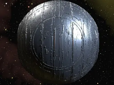 Sci-fi planet 3D model buy