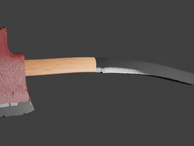 Fire Axe 3D Model 3D model