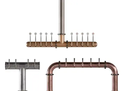 Loft-Style Beer Towers 3D model