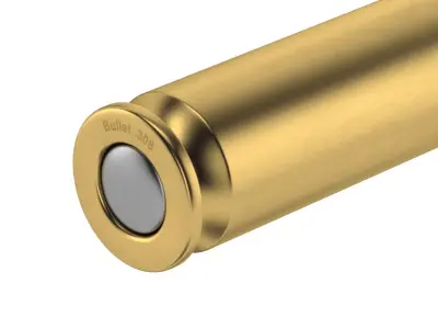 Bullet 308 3D model