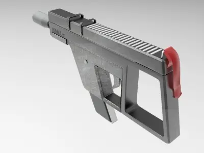 smg 7 hand gun  Free 3D model