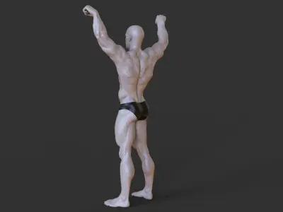 Bodybuilder Pose 3D print model get