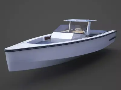Motor Boat 04 3D model