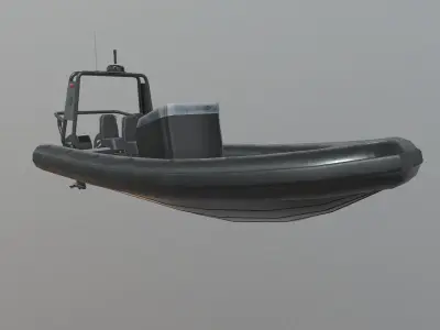 Modular Rib Low-poly 3D model