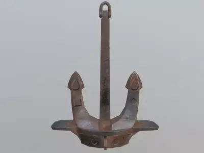 Hall Anchor 3D model