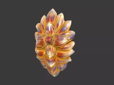 Shield 03 Low-poly 3D model