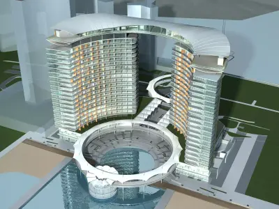 Office Building 3D model 41