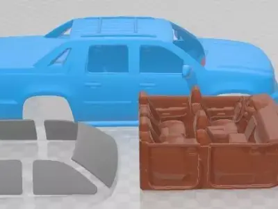 Chevrolet Avalanche 2011 Printable Car 3D print model